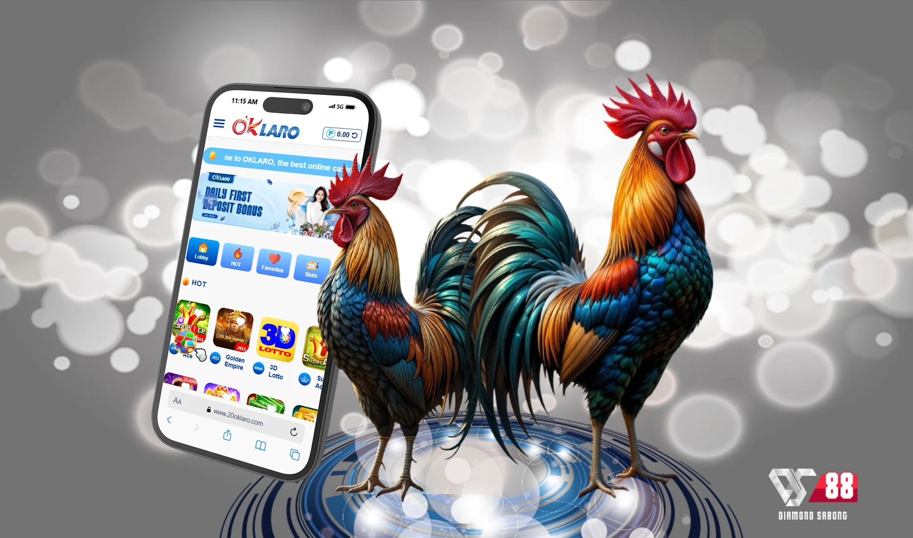Oklaro online sabong link reading roosters
