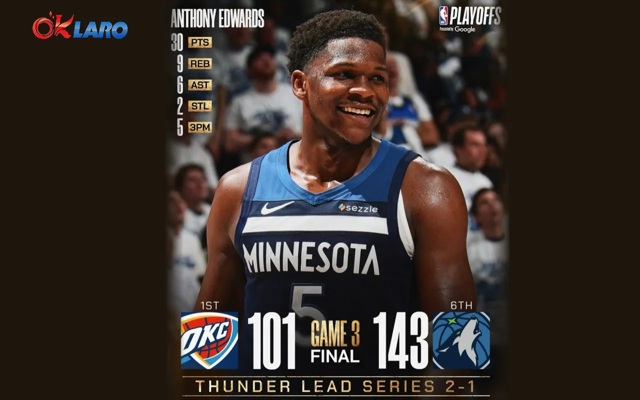 NBA playoffs timberwolves win game 3